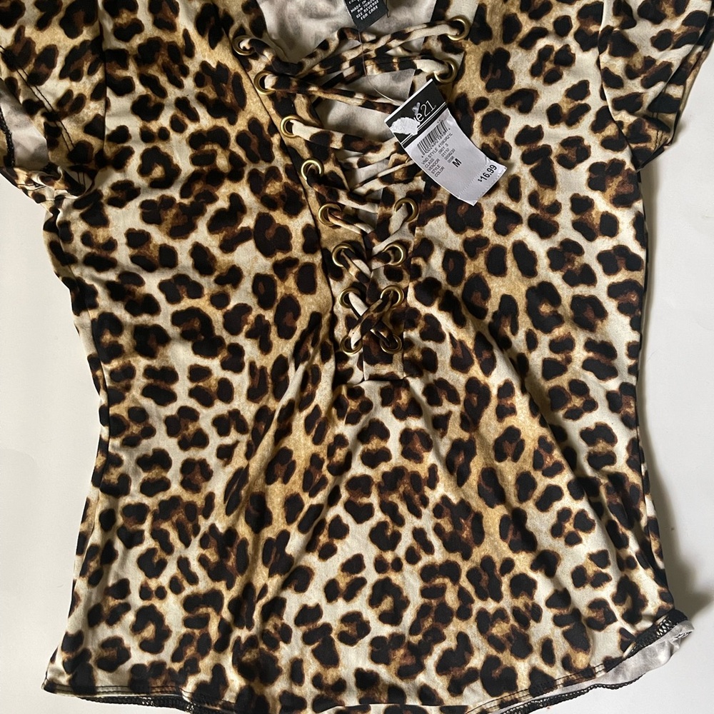 Leopard body suit size large brand new